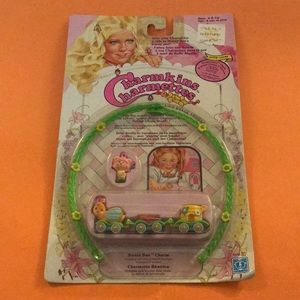 Charmkins - Honey Bee Necklace and Sweet Bea Charm. 1984 In original package.